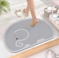 Cartoon diatom mud floor mat, irregular shape, absorbent and washable, available in four sizes and two thicknesses.