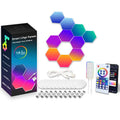 Honeycomb quantum light with PC lampshade, USB port, 103 x 90.3 mm size, remote control and 3/6/10 pack options