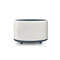 Bluetooth remote control flame humidifier aromatherapy machine with LED light in three colour options.