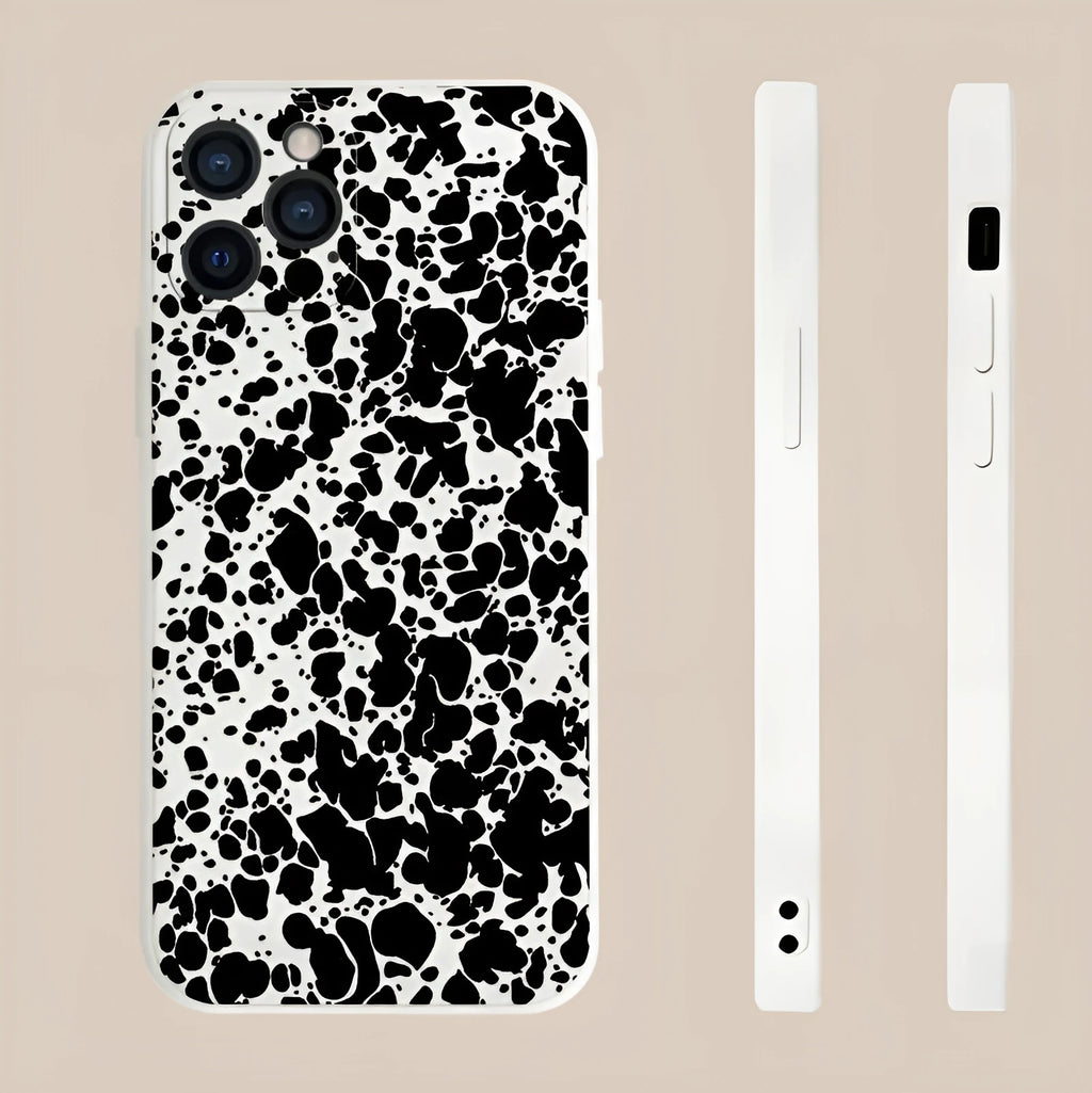 Liquid silicone phone protective case in antique white colour for Apple iPhone with soft texture