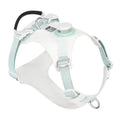 Nylon dog chest harness in light purple, adjustable for secure outdoor walking control.