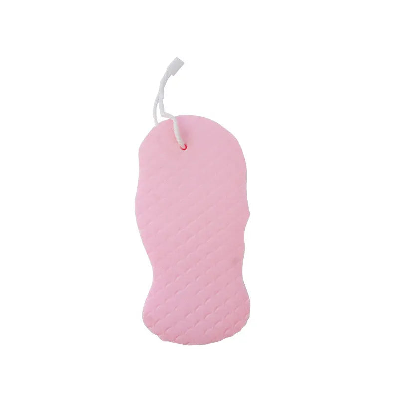 White 3D fish scale pattern bath sponge ball for gentle body exfoliation