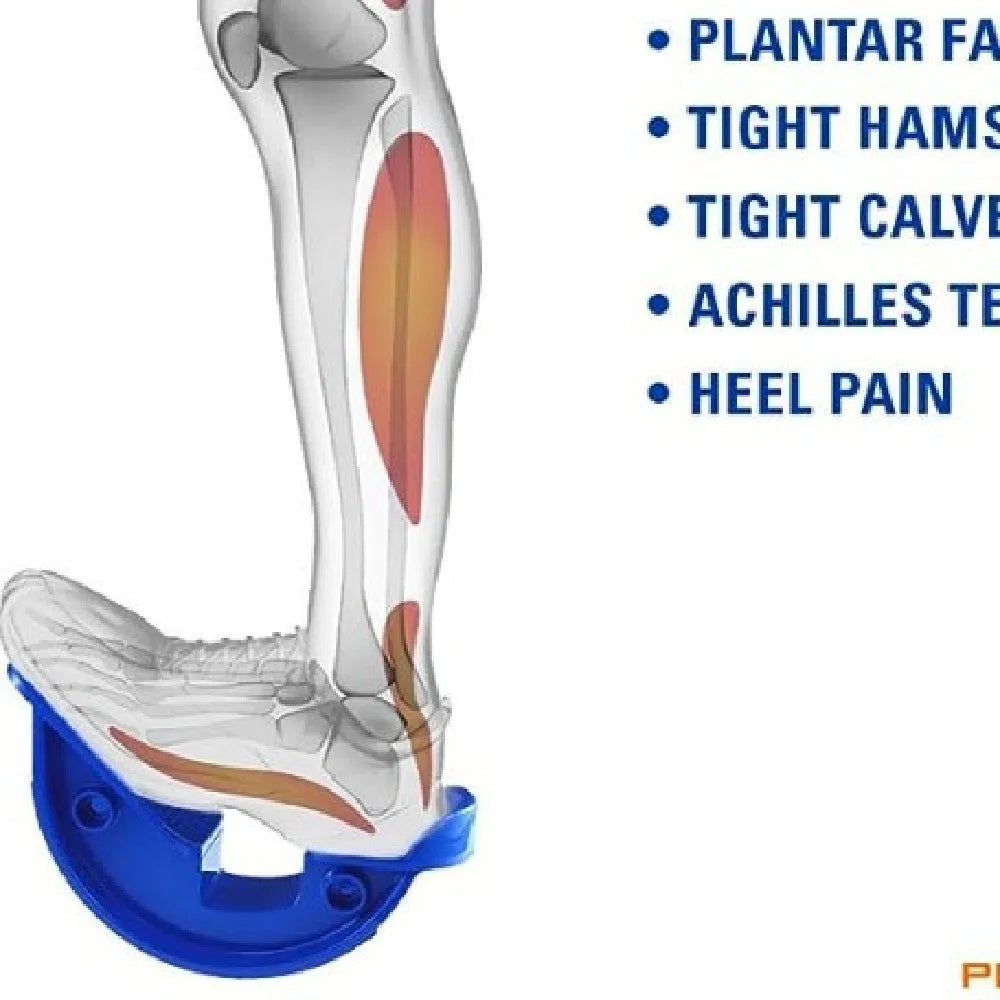 Treasure blue ABS plastic household leg stretcher with diagonal pedal design