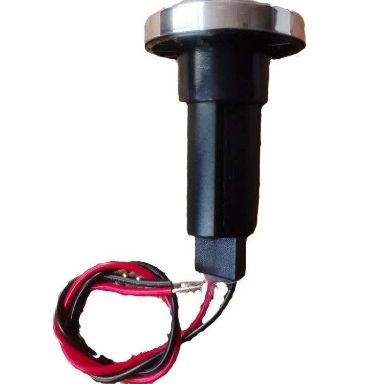 Stainless steel yacht anchor light ring socket with wires on a long pole
