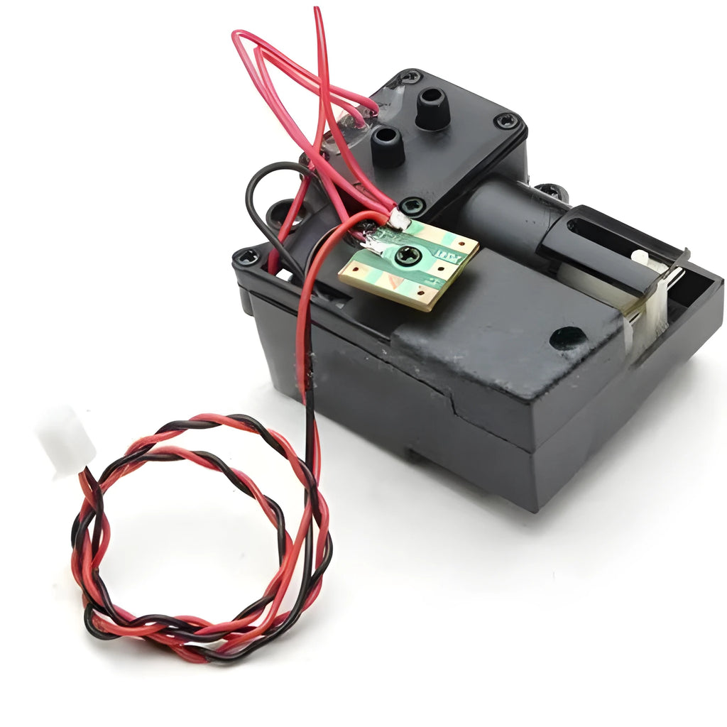 Black ABS plastic smoke generator box accessory for 1:16 scale RC model tanks.