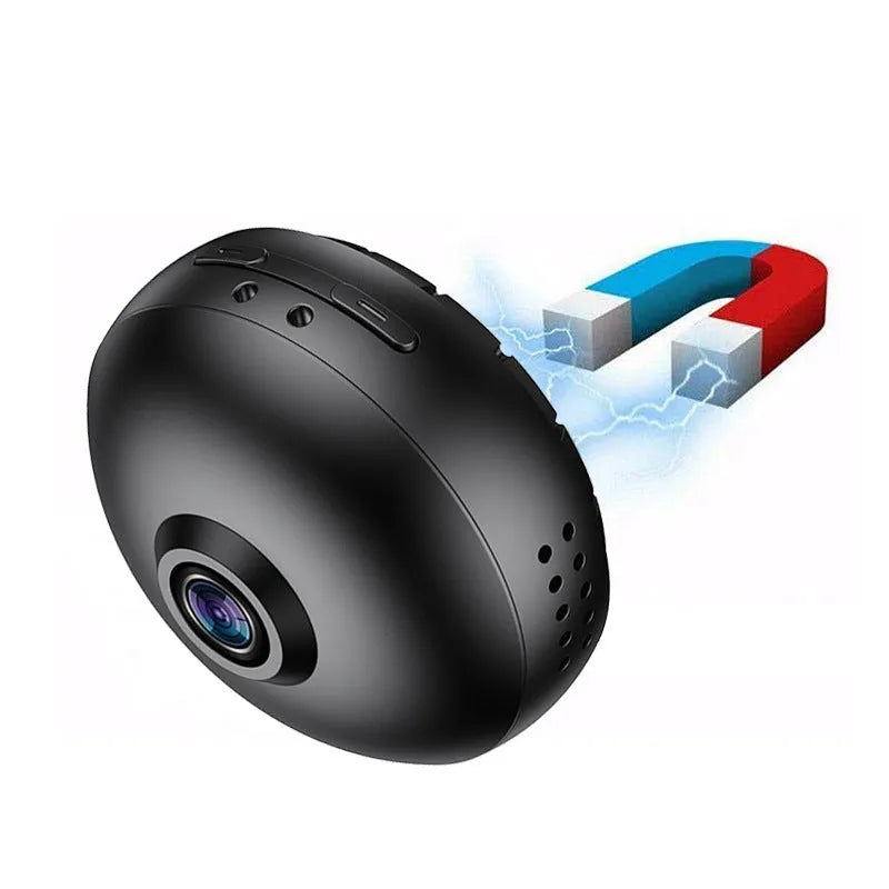 1080p wireless Wi-Fi surveillance camera with ABS housing and 3.6° lens