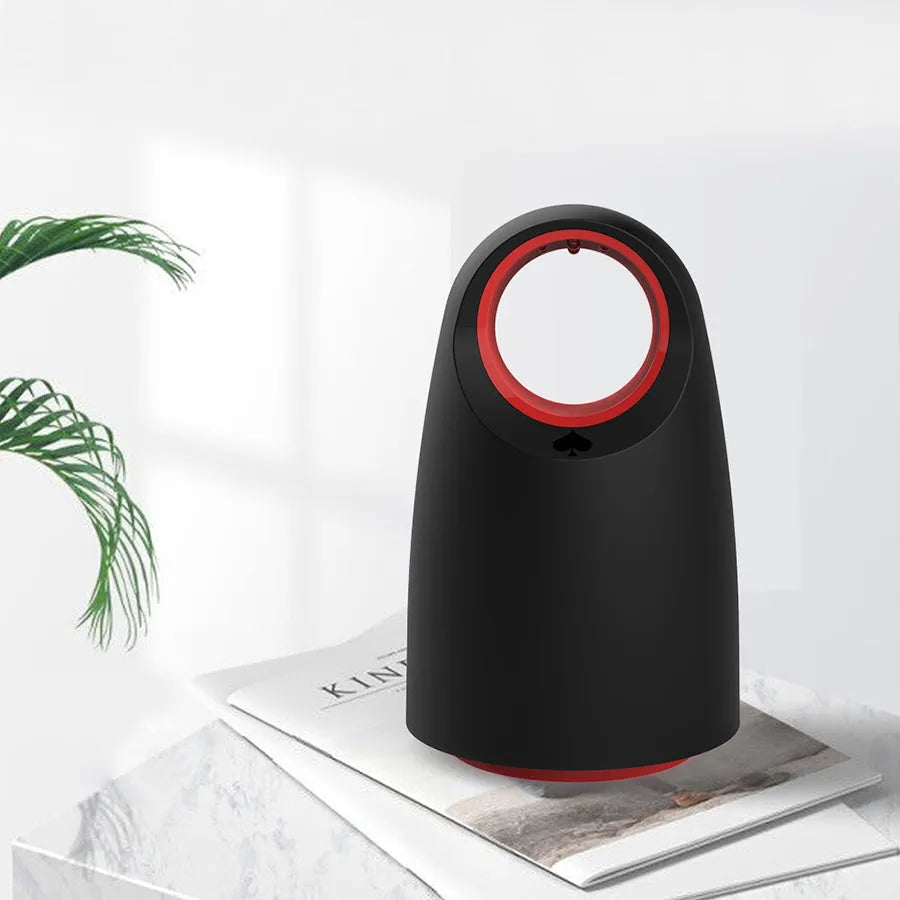 Black or white ABS plastic silent mosquito killer with USB cable measuring 12x12x21.5cm