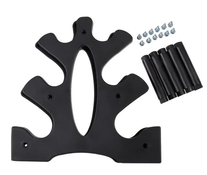PVC dumbbell rack holder stand for home gym floor storage, available in five specifications.