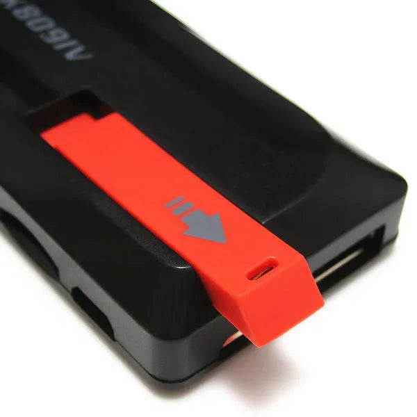 MK809 IV Android TV dongle black connected to TV via HDMI cable with remote control