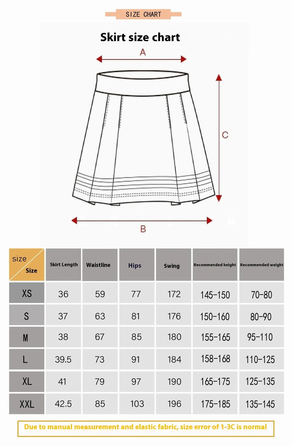 Women's high waist half-length sports skirt in blue, shown for golf or tennis wear.