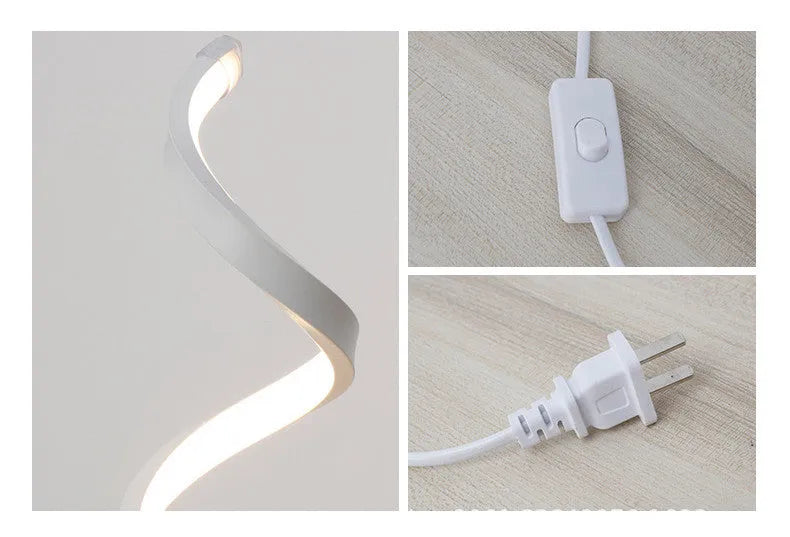Modern table lamp with metal base and acrylic shade, 24W LED, 125mm diameter, 450mm height, gold finish