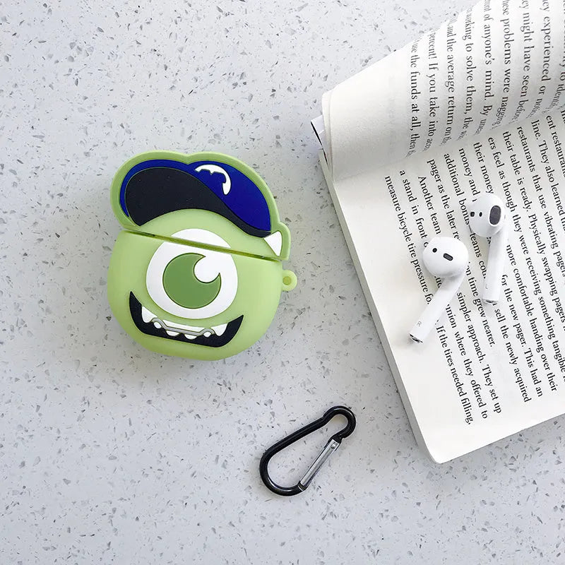 Cartoon animal silicone protective case for Apple AirPods in multiple colour options