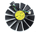 EVERFLOW T129215SM graphics card replacement cooling fan with 4-pin connector.