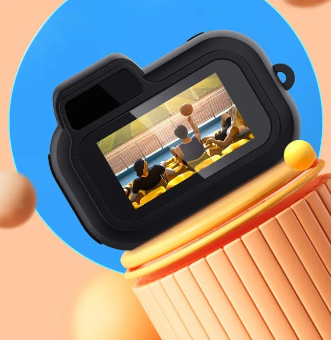 Black Y3000 HD outdoor sports camera with 0.96-inch display screen, shown next to a high-speed TF memory card.