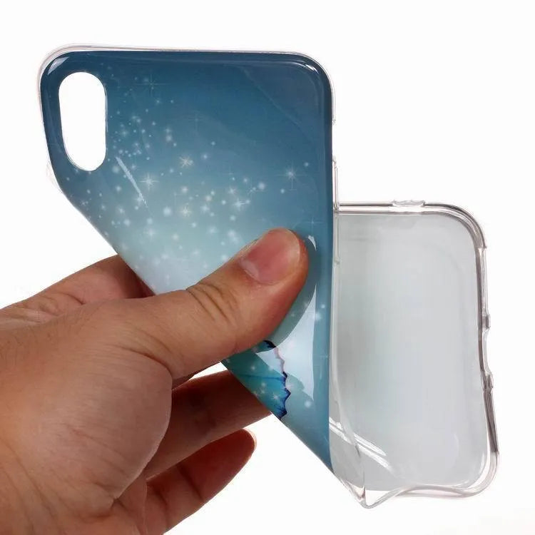Luminous cartoon butterfly phone case for iPhone with glow-in-the-dark properties
