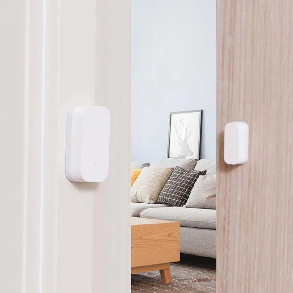 Xiaomi Aqara ZigBee smart door and window sensor alarm with small white casing