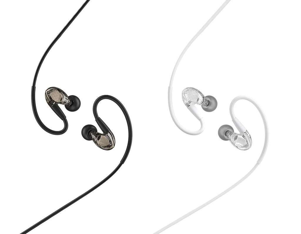 WK Music Earphone Y22 wired in-ear headphones with 3.5mm plug and microphone on white background