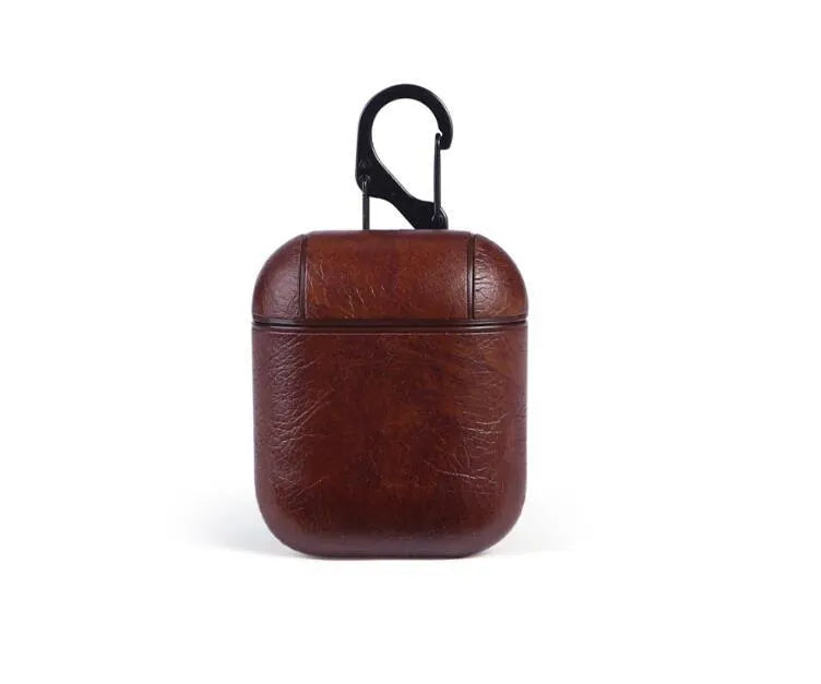 Leather protective case for Apple AirPods charging case in four colour options