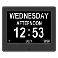 8 inch digital photo frame with 800×600 resolution showing images from SD card