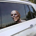 3D zombie horror car window sticker set, Pet material, 25x23 cm, left and right pair pack