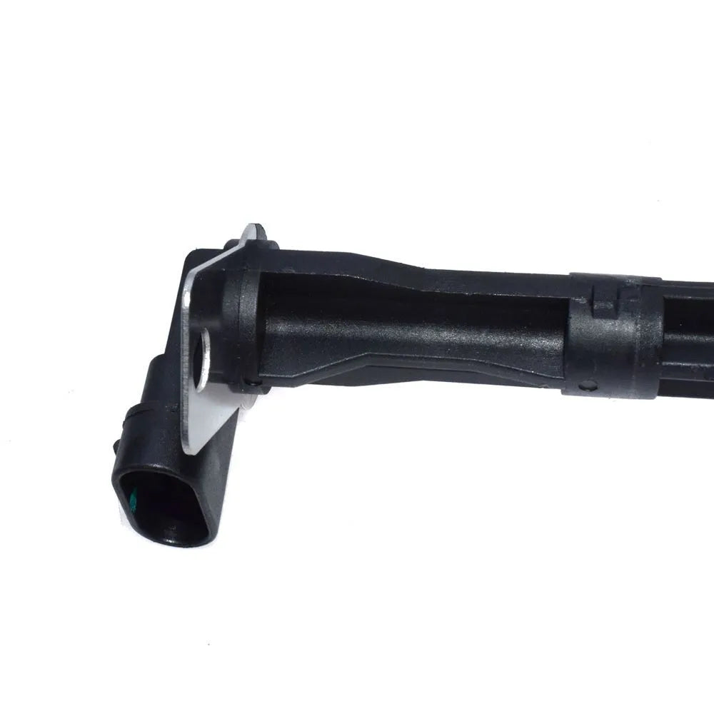 Black universal automotive car sensor for General Motors vehicles on a white background.