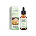 30ml bottle of dietary supplement drops with moringa leaf extract and essential oils