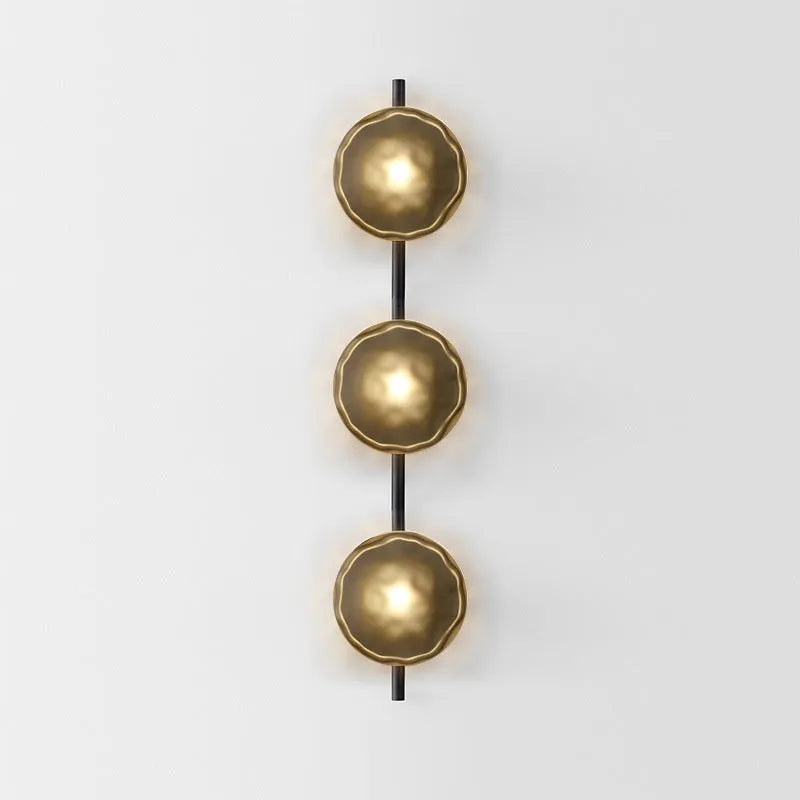 Bedside hotel wall lamp with iron construction and choice of glass shades including long brush holder style
