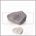 Natural latex cushion solid colour small size 46x40x19x13cm for adults under 80kg black grey