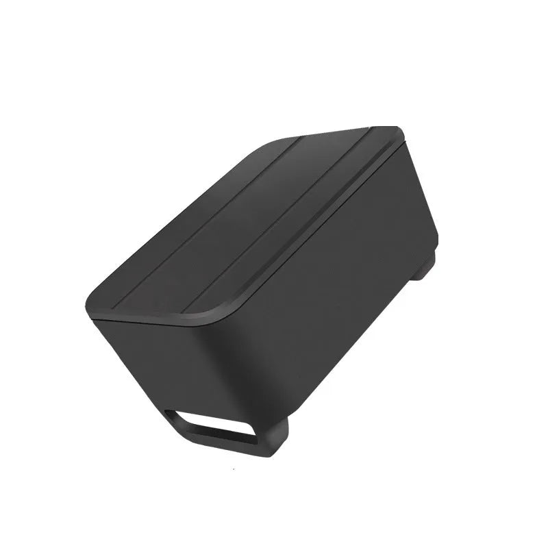Black pet mini GPS locator with USB charging, 48mm x 32mm x 20mm, ABS body, GPS 5m accuracy