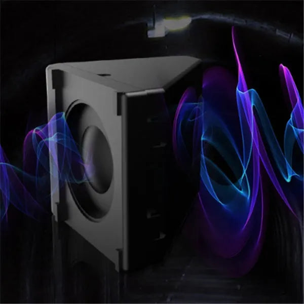 Black USB smart projector with 320x240 resolution and 20W power, front projection, shown with UK EU US AU plug options.