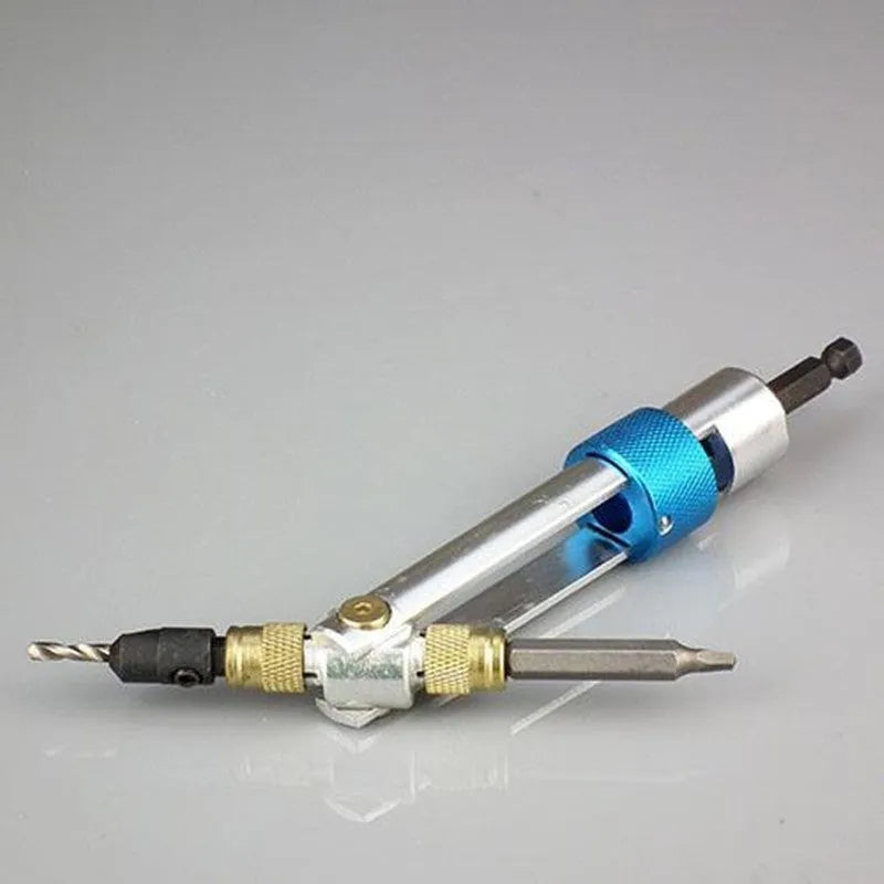 Half Time Drill driver with swivel head and set of 18 screwdriver and drill bits
