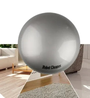 Silver mini automatic vacuum cleaning robot with compact 18cm dimensions for small spaces