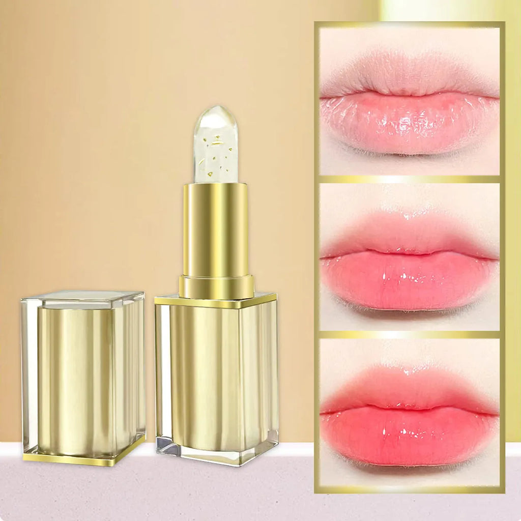 Moisturising temperature-sensitive colour-changing lip balm lipstick style YB1001 in standard size