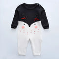 Baby knitted sweater jumpsuit in cotton with long sleeves, concealed buttons, 66cm size