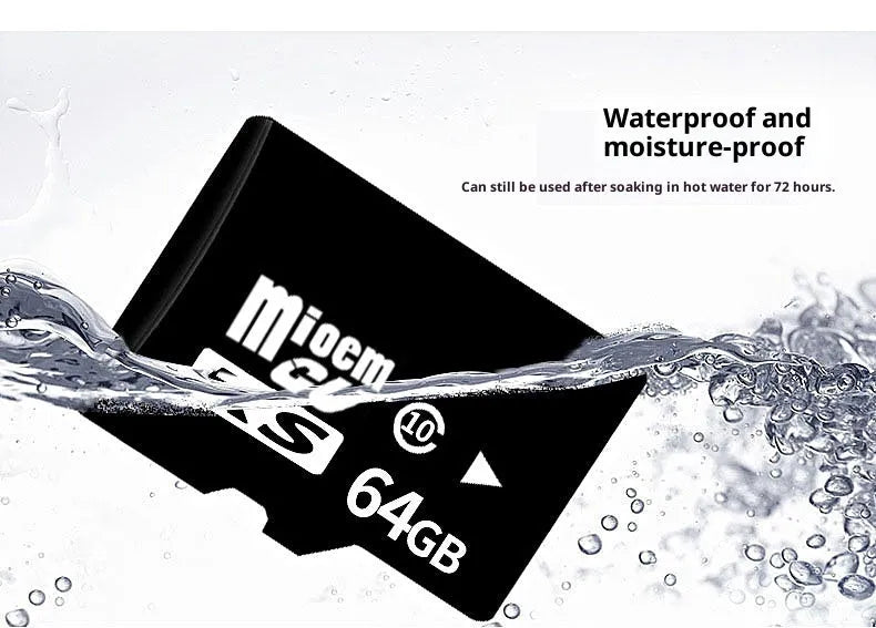 Black 32GB C10 high-speed TF memory card for mobile phone, camera, SLR, monitoring and driving recorder use