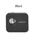 Children's electric pencil sharpener with camera design, plastic, 5-second sharpening, available in black blue green pink