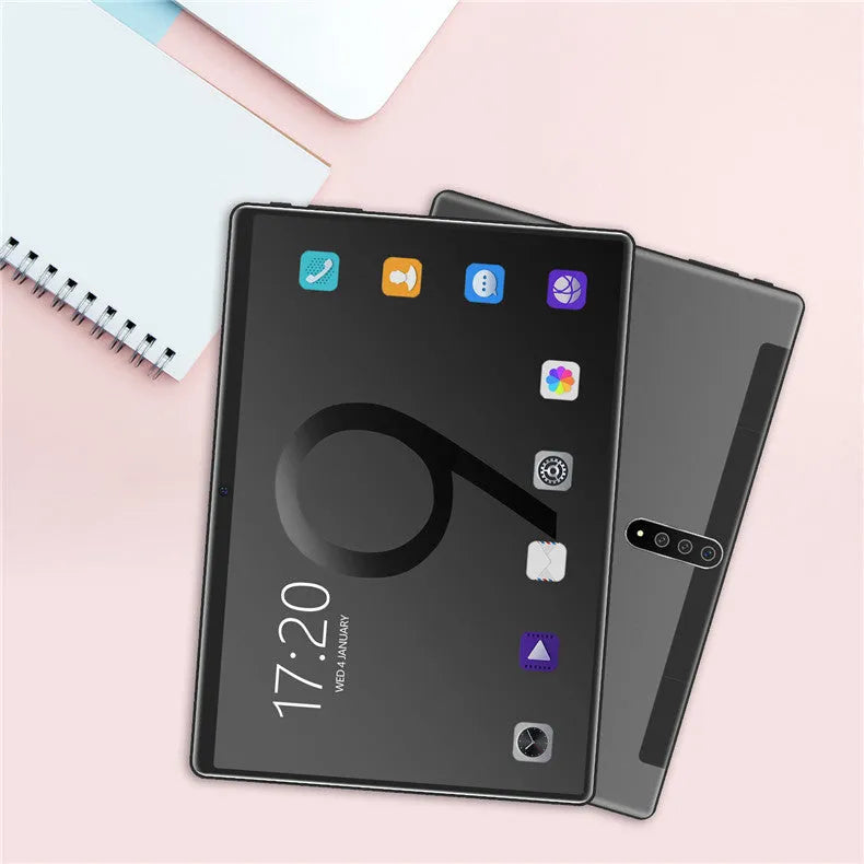 Smart Android entertainment tablet PC 10.1 inch IPS screen with detachable keyboard black colour