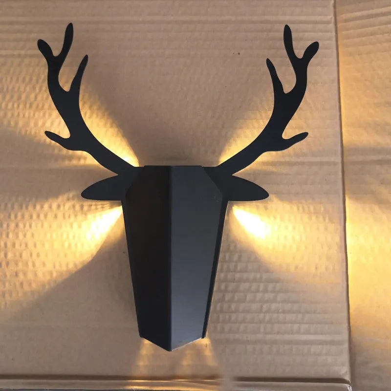 Decorative living room wall lamp iron lampshade 225x240mm black gold white