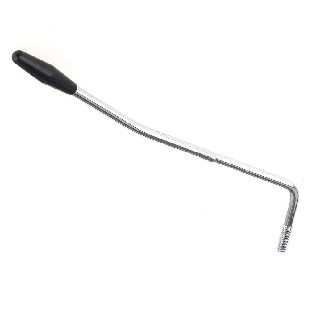 Electric guitar single shake crank tremolo arm with gold, silver, or black finish and 5MM or 6MM thread
