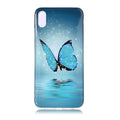 Luminous cartoon butterfly phone case for iPhone with glow-in-the-dark properties