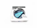 Blue USB 2.0 mobile phone SIM card reader for data transfer and backup