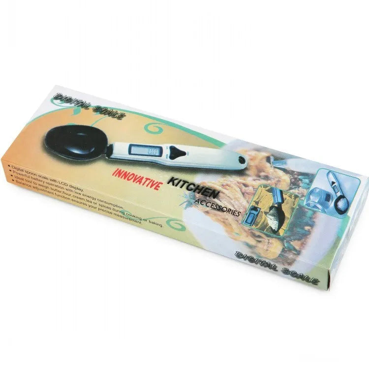 Smart digital measuring spoon with 30ml capacity bowl and LCD display screen