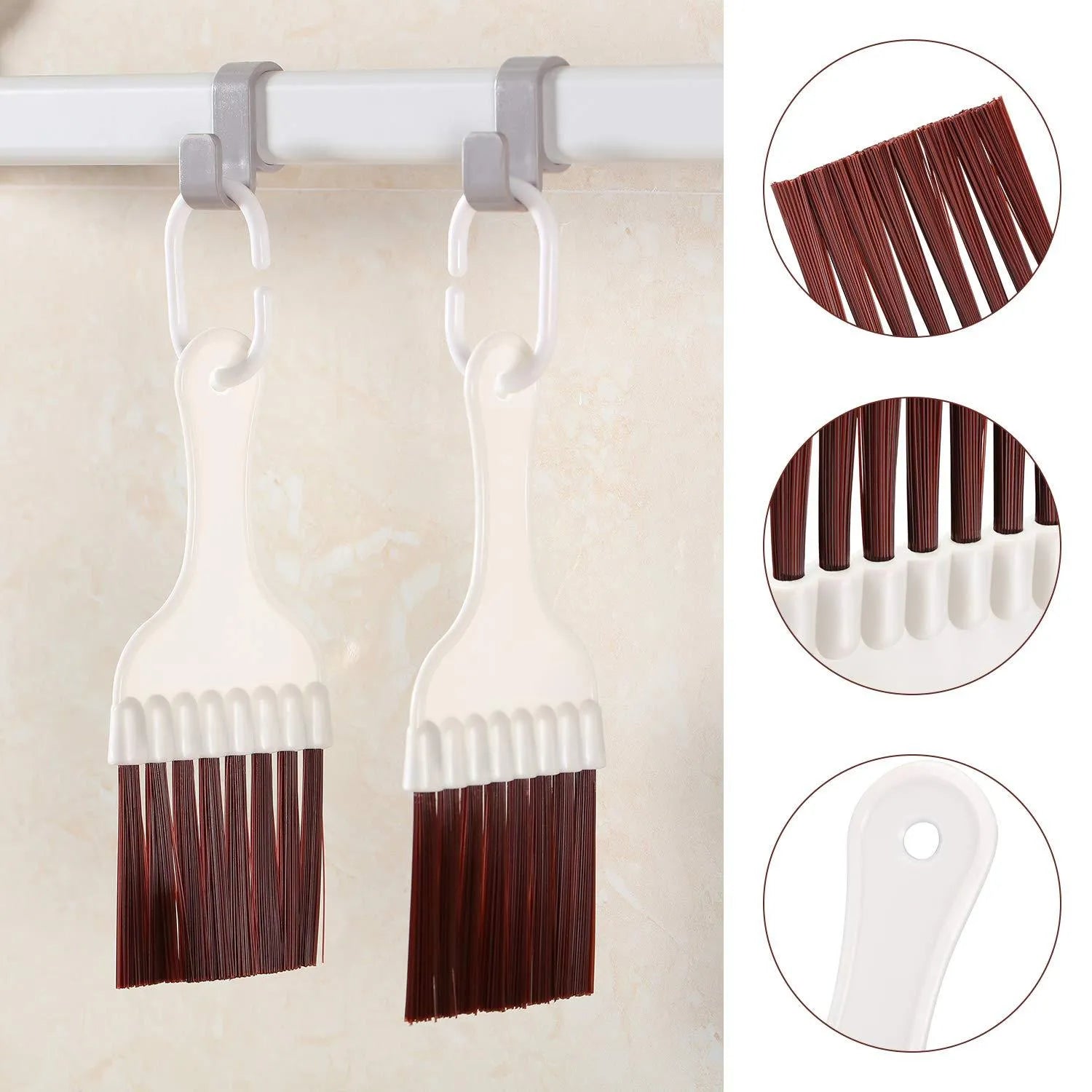 Stainless steel air conditioning fin comb and cleaning brush tool with 140mm length