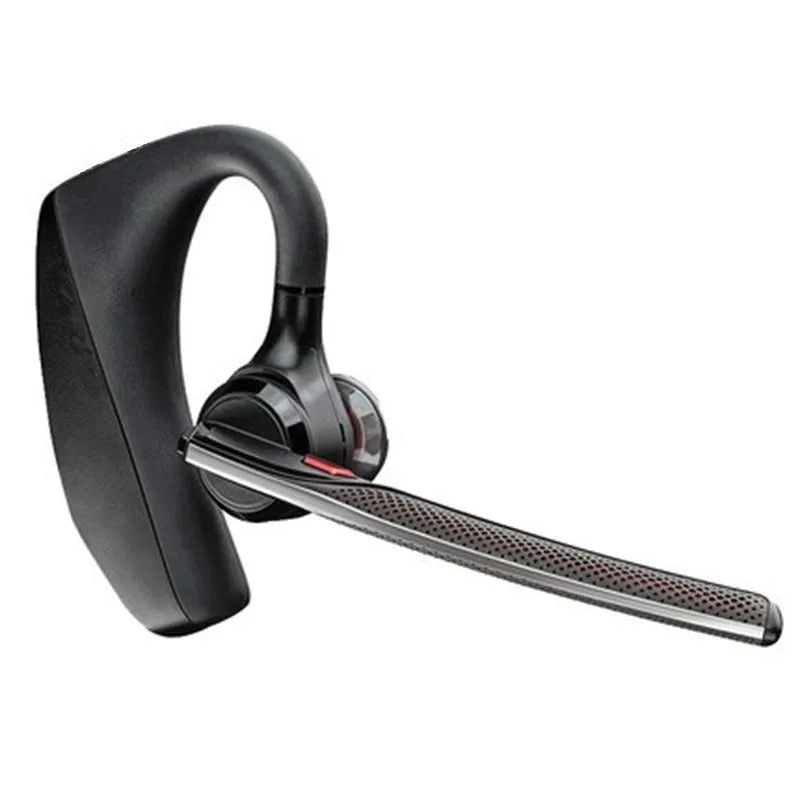 Black stereo Bluetooth sports headphones with a large battery and call function.
