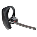 Black stereo Bluetooth sports headphones with a large battery and call function.