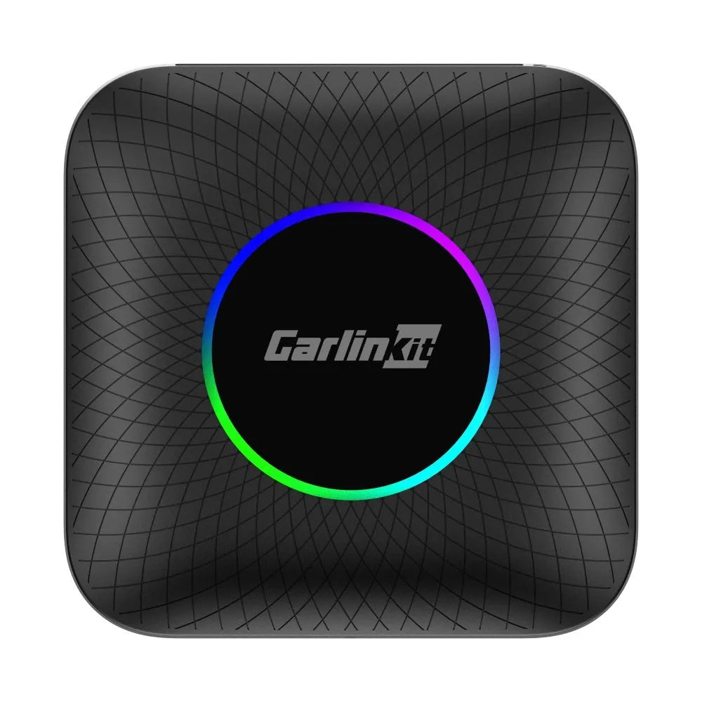 CarPlay wireless conversion box with Android 13.0 system measuring 78.6mm square
