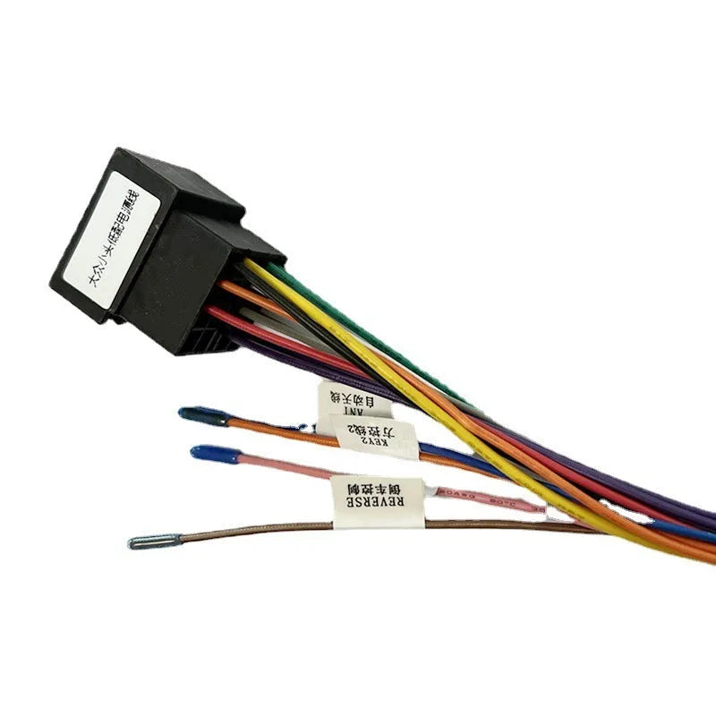 Volkswagen car wiring harness power cable with small head 16-pin connector