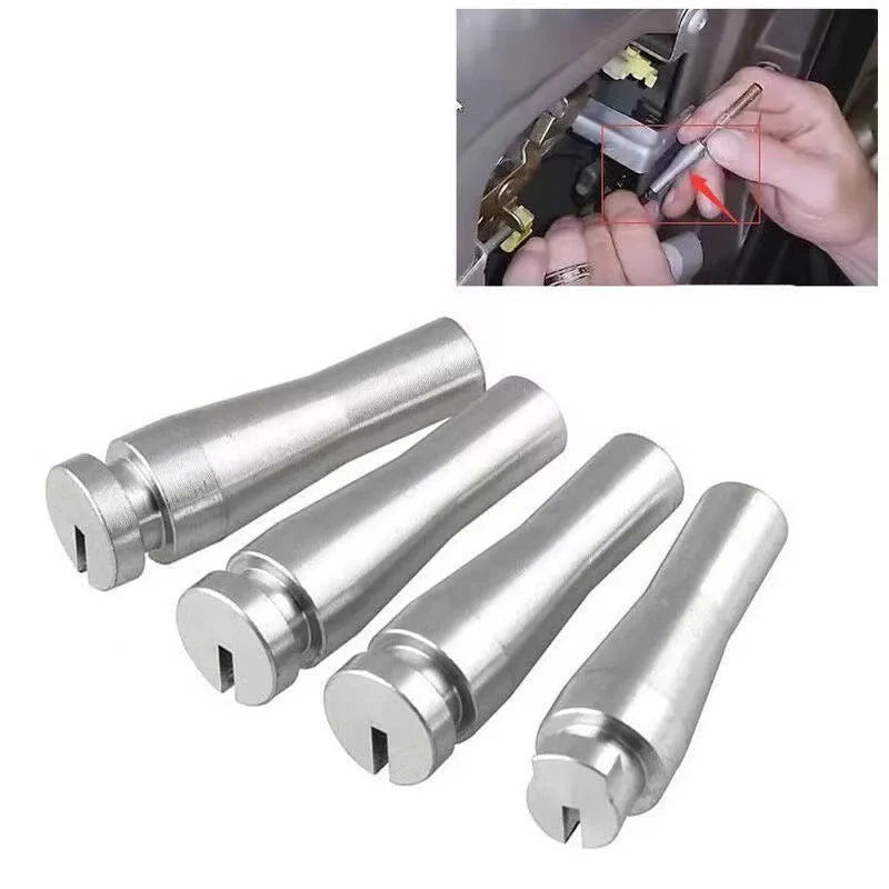 Ford truck cab rear latch repair kit with four silver aluminium auto parts