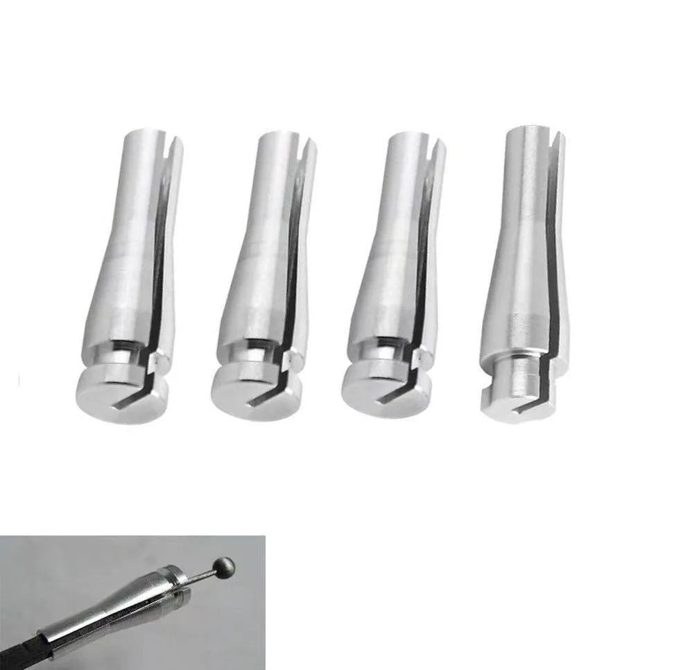 Ford truck cab rear latch repair kit with four silver aluminium auto parts