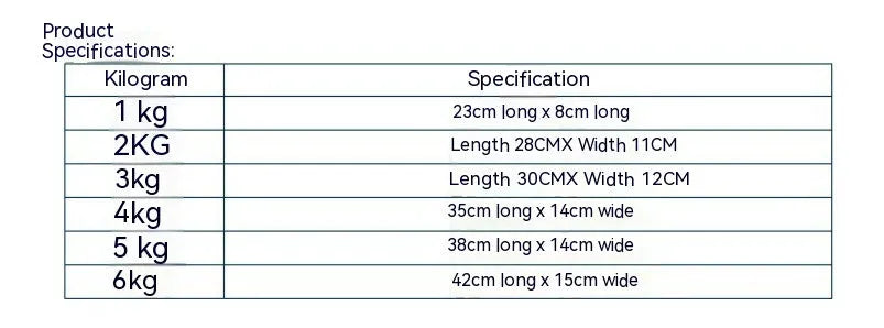 Oxford cloth legging sandbags for track and field training in six weight options